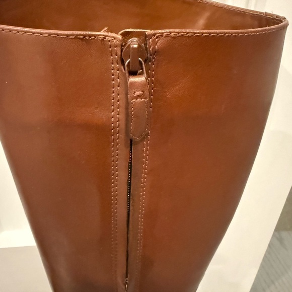 Tory Burch Derby Boots Gorgeous Brown Leather Knee-High Boots Women's Size 8 - Picture 5 of 7